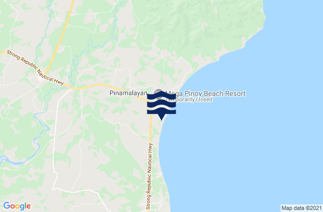 Mappa delle Getijden in Pangulayan, Philippines