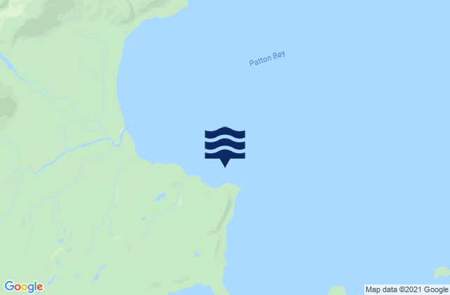 Mappa delle Getijden in Patton Bay, United States