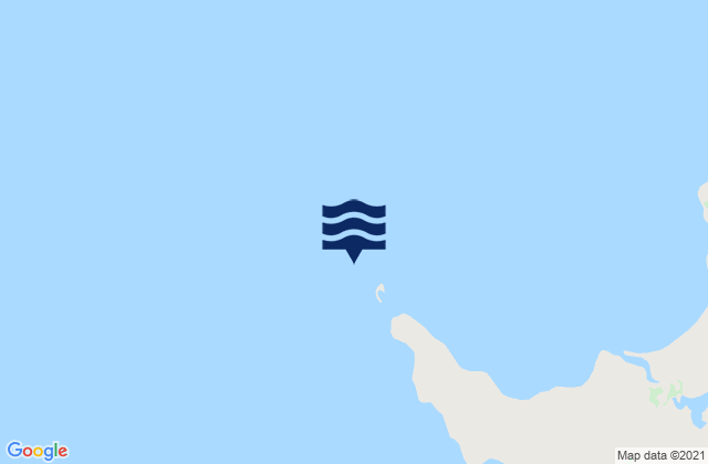 Mappa delle Getijden in Peacock Island, Australia