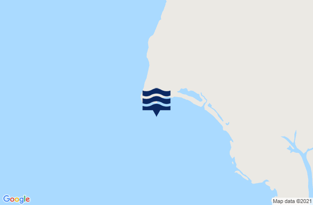 Mappa delle Getijden in Pearce Point, Australia