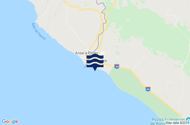 Mappa delle Getijden in Pedernales, Dominican Republic