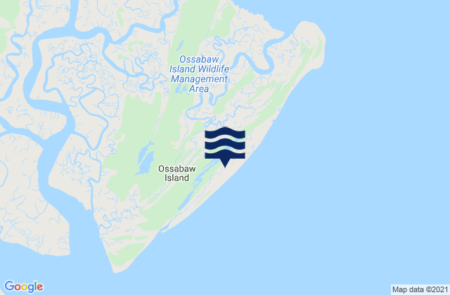 Mappa delle Getijden in Pelican Point, United States