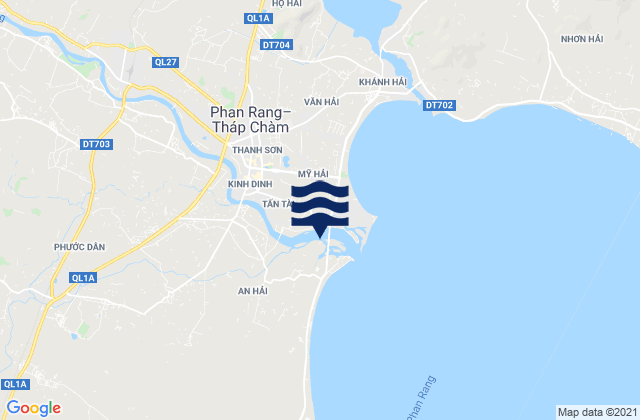 Mappa delle Getijden in Phường Phủ Hà, Vietnam