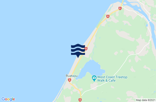 Mappa delle Getijden in Picnic Bay, New Zealand