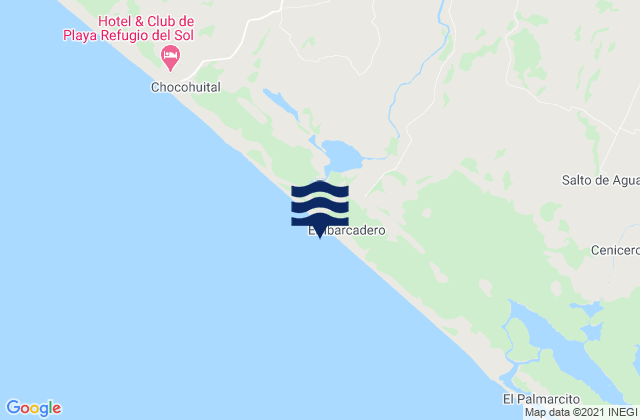 Mappa delle Getijden in Pijijiapan, Mexico
