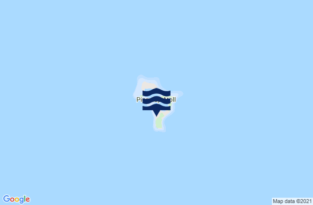 Mappa delle Getijden in Pingelap, Micronesia