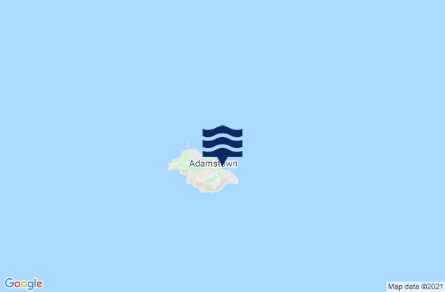 Mappa delle Getijden in Pitcairn