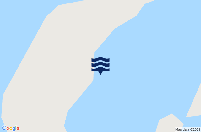 Mappa delle Getijden in Plavikovy Island, Russia