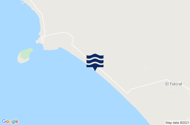 Mappa delle Getijden in Playa Choros, Chile