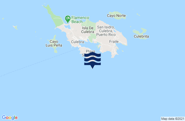 Mappa delle Getijden in Playa Sardinas II Barrio, Puerto Rico