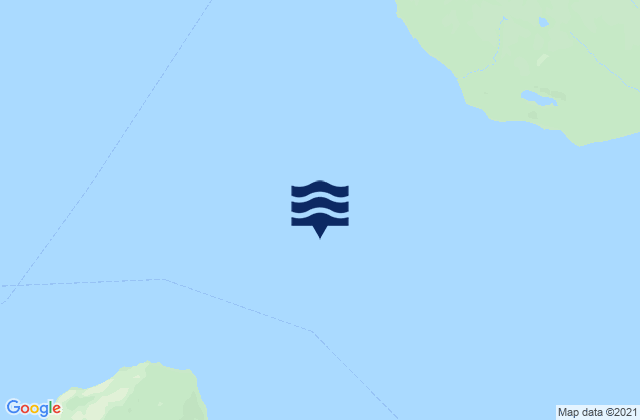 Mappa delle Getijden in Pleasant Island southwest of, United States