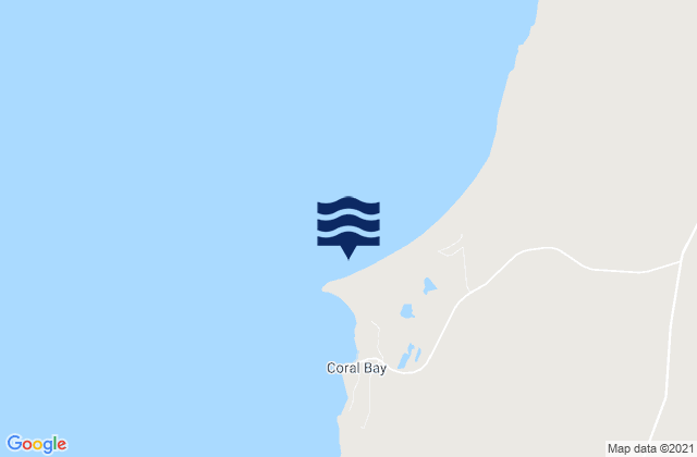 Mappa delle Getijden in Point Maud, Australia