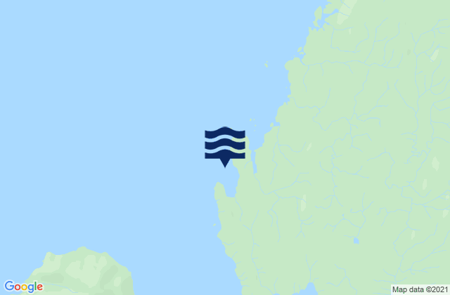 Mappa delle Getijden in Pole Anchorage, United States