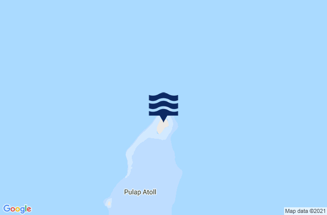 Mappa delle Getijden in Pollap Municipality, Micronesia
