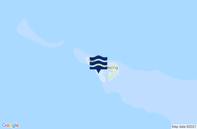 Mappa delle Getijden in Polowat Municipality, Micronesia