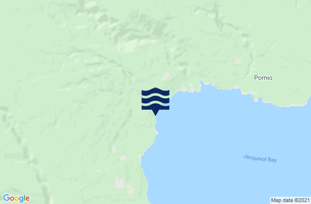 Mappa delle Getijden in Pomio, Papua New Guinea