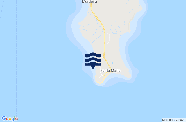 Mappa delle Getijden in Ponta Preta, Cabo Verde