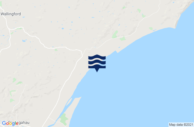 Mappa delle Getijden in Porangahau River Entrance, New Zealand