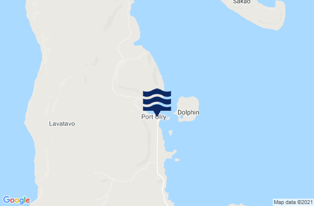 Mappa delle Getijden in Port-Olry, Vanuatu