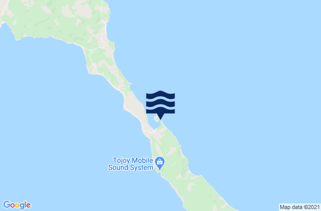 Mappa delle Getijden in Port Boca Engano Burias Island, Philippines