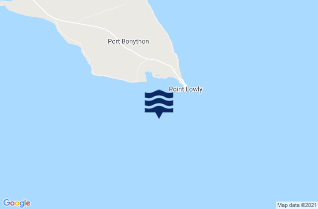 Mappa delle Getijden in Port Bonython, Australia