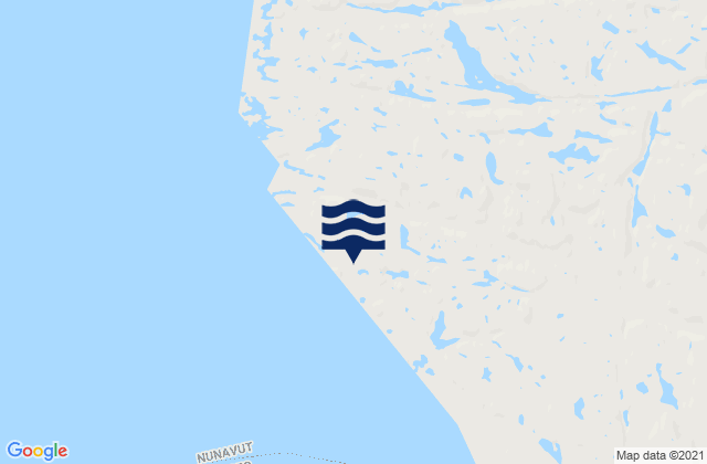 Mappa delle Getijden in Port Burwell, Canada