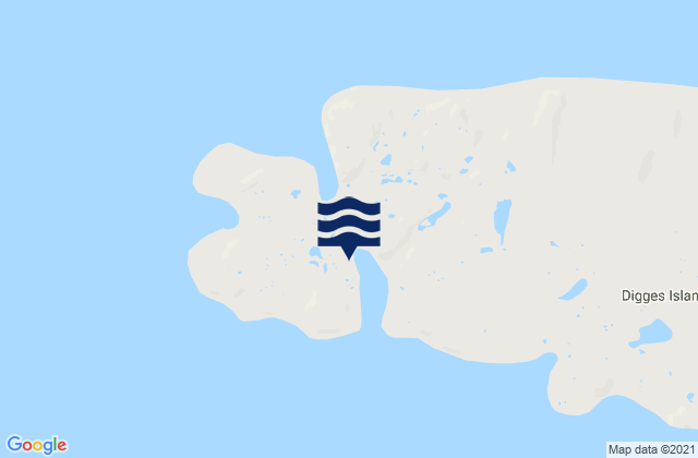 Mappa delle Getijden in Port De Laperriere, Canada