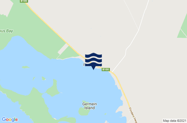 Mappa delle Getijden in Port Kenny, Australia