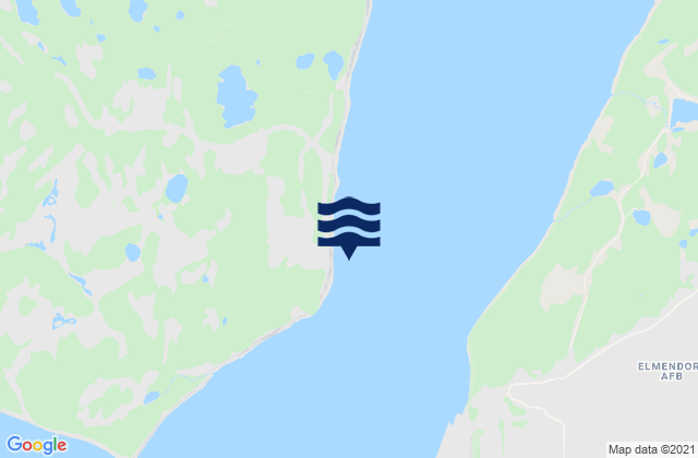 Mappa delle Getijden in Port Mackenzie, United States