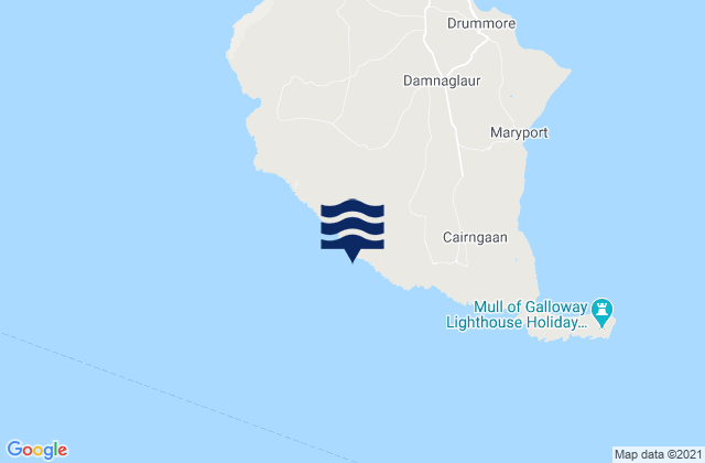 Mappa delle Getijden in Port Mona, United Kingdom
