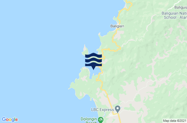 Mappa delle Getijden in Port Santa Maria, Philippines