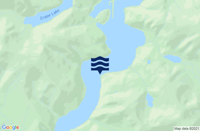 Mappa delle Getijden in Port Snettisham (Crib Point), United States