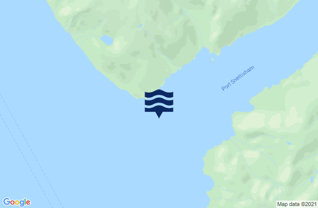 Mappa delle Getijden in Port Snettisham (Point Styleman), United States