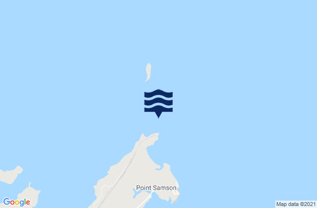 Mappa delle Getijden in Port Walcott, Australia
