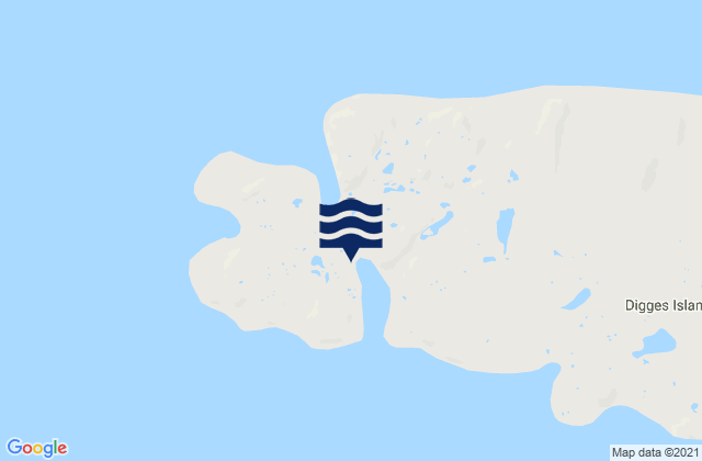 Mappa delle Getijden in Port de Laperrière, Canada