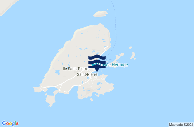 Mappa delle Getijden in Port de Saint-Pierre, Saint Pierre and Miquelon