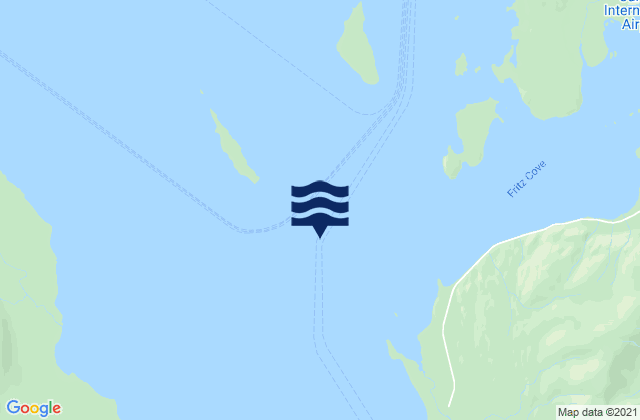 Mappa delle Getijden in Portland Island SW of, United States