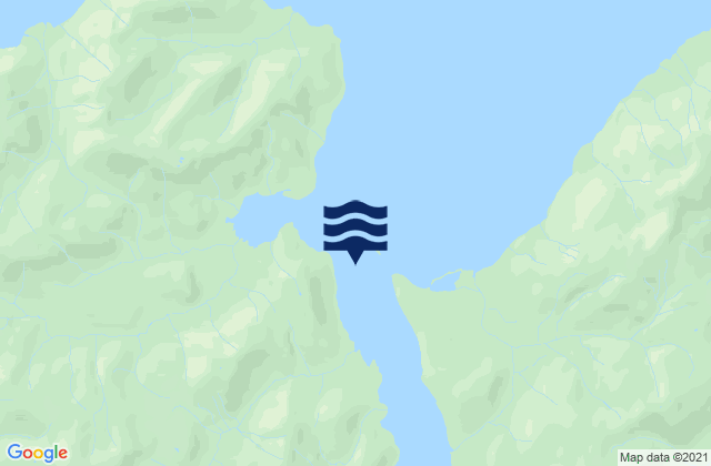 Mappa delle Getijden in Povorotni Island 0.23 n.mi. WSW of, United States