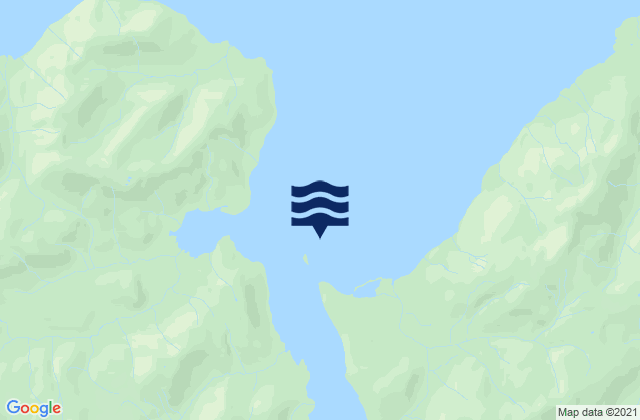 Mappa delle Getijden in Povorotni Island Pogibshi Point, United States