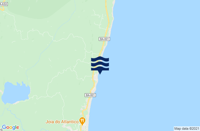 Mappa delle Getijden in Praia do Ramo, Brazil