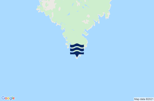 Mappa delle Getijden in Price Island, Canada