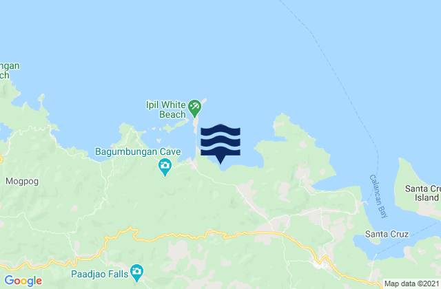 Mappa delle Getijden in Province of Marinduque, Philippines