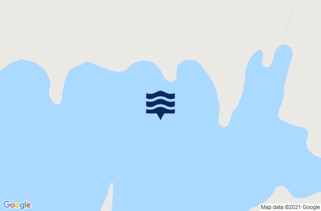 Mappa delle Getijden in Pukhovy Bay, Russia