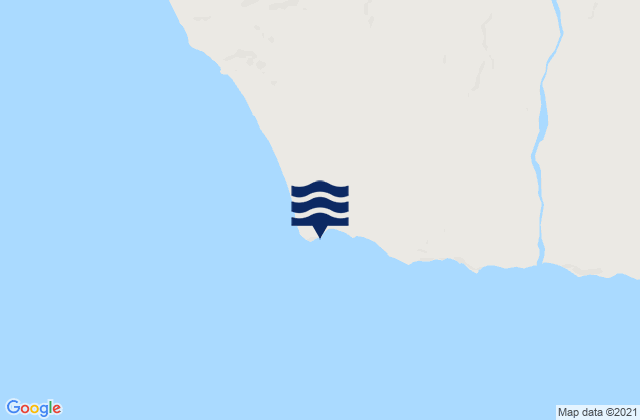 Mappa delle Getijden in Punta Canoas, Mexico