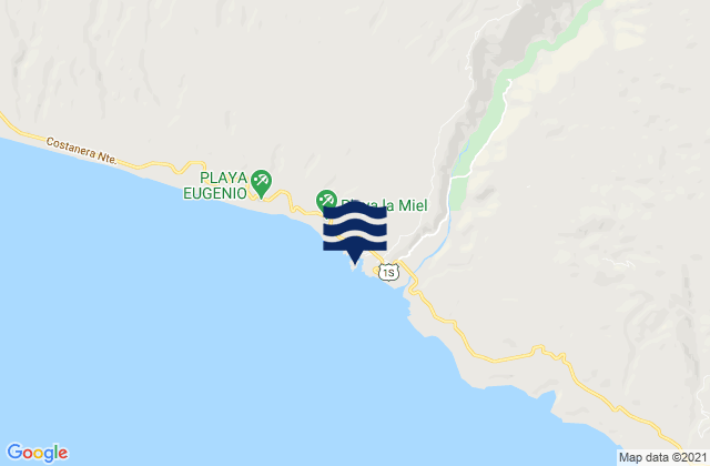 Mappa delle Getijden in Quilca, Peru