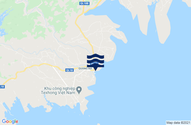 Mappa delle Getijden in Quảng Hà, Vietnam