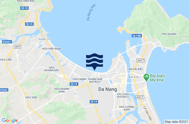Mappa delle Getijden in Quận Thanh Khê, Vietnam