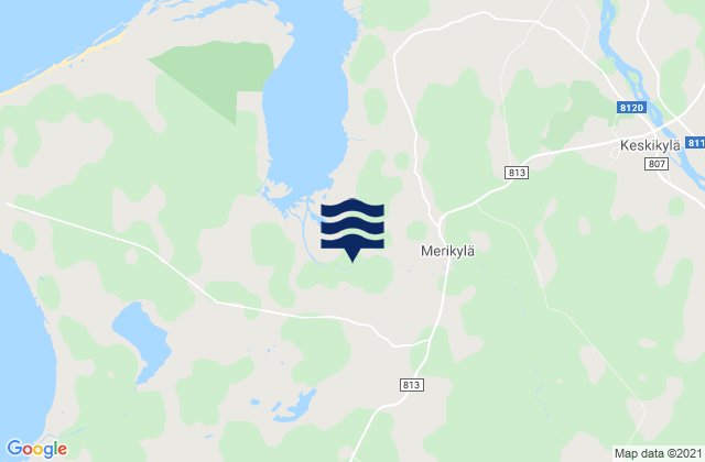 Mappa delle Getijden in Raahe, Finland