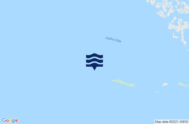 Mappa delle Getijden in Raccoon Point (Caillou Bay), United States