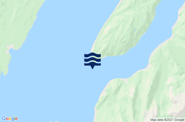 Mappa delle Getijden in Ranger Islet, Canada